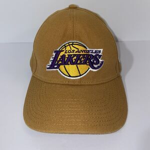NBA Los Angeles Lakers Ultra Game Hat Cap Adjustable Khaki Brownish Beige OSFM